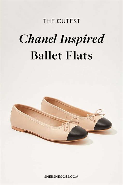 dupe ballerine chanel|chanel style ballet flats.